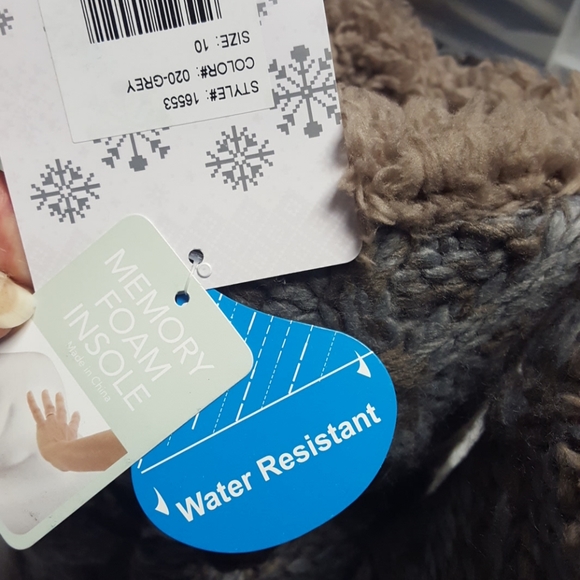 NWT women's Muk Luk waterproof boots size 10 - Picture 4 of 8